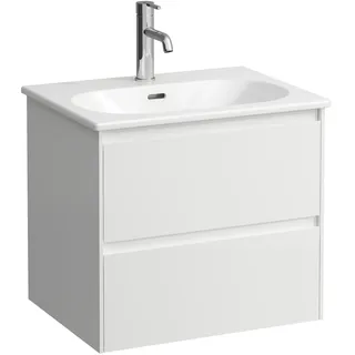 Laufen Waschtischunterschrank 2 Auszüge 60 x 45,5 x 52,7 cm Weiß Matt