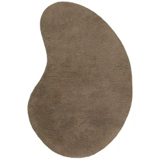 Ferm Living - Forma Wollteppich S, aschbraun