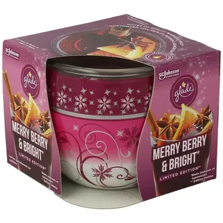 Glade Duft-Kerze im Glas Merry Berry & Bright Limited Edition 120 g