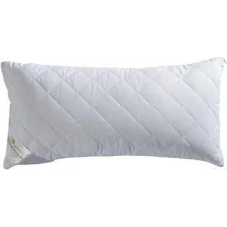 Traumschlaf Microfaser Kopfkissen FrischeTraum 65x100 cm - weiß
