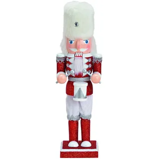 Nussknacker Trommler Holz Deko Figur Weihnachtsdeko Skulptur Holznussknacker
