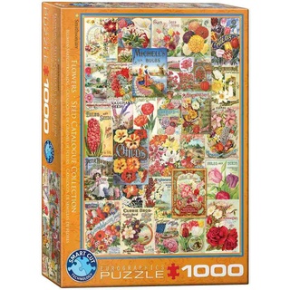 Eurographics 6000-0806 - Blumen Saatgutkataloge  Puzzle 1.000 Teile