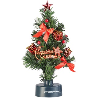 PEARL Auto Weihnachtsbaum: USB-Weihnachtsbaum mit LED-Farbwechsel-Glasfaserlichtern (Weihnachtsbaum für Auto 12V, Mini Weihnachtsbäume, Tannenbaum Zigarettenanzünder)