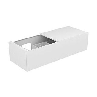Keuco Edition 11 Unterschrank 31165380100 140 x 35 x 53,5 cm, mit LED, Strukturlack Weiss