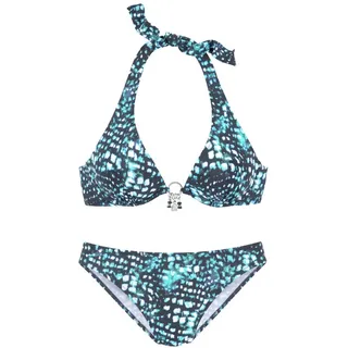 Bruno Banani Bügel-Bikini Damen Blau 36 Cup C