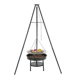 Tepro Schwenkgrill Ø 46,5 cm Stahl schwarz