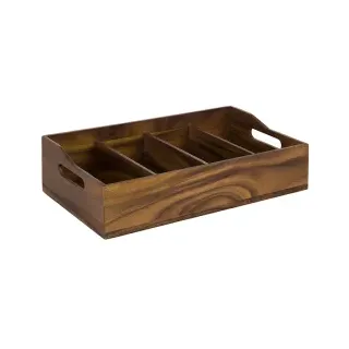 APS Besteckkasten, Braun