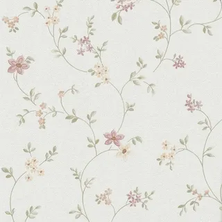 A.S. Création Vliestapete Floral 10,05 x 0,53 m 300 g Creme/Rosa 34193