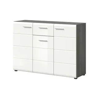 xonox.home Salsa 120 x 85 x 37 cm Weiß/Rauchsilber