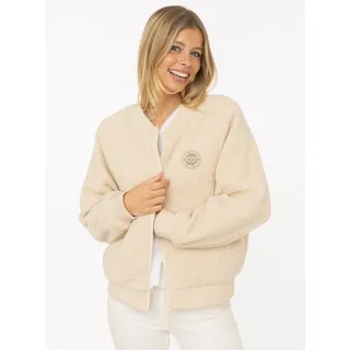 Zwillingsherz Good Vibes Bomberjacke Beige L