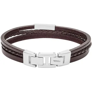 Fossil JF03323040 Armband braun/silber 563390C00 Größe Unisex