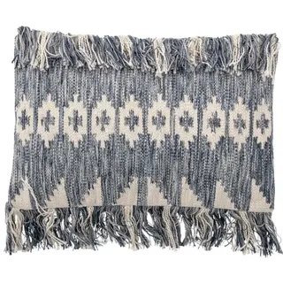 Bloomingville Kissen Galina in Blau | Gr.: onesize