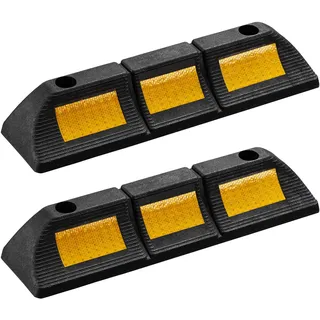 Wiltec Radstopper 47,5 x 12 x 8 cm Gelb/Schwarz