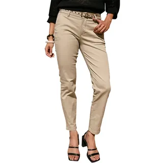 Freeman T. Porter Chinohose Claudia Felicita Damen Hose Abbey Stone - 28