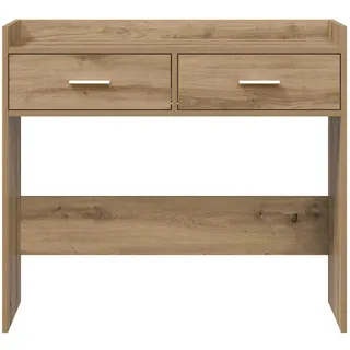 vidaXL Konsolentisch Artisan-Eiche 90 x 35 x 80 cm Braun