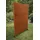 Sichtschutzelement 190 120 Edelrost Metall