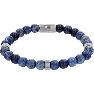 Tommy Hilfiger Armband aus Edelstahl mit Sodalithperlen 2790436 blau Größe One Size