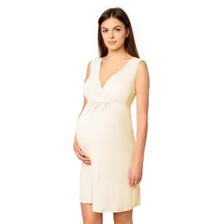Merry Style Umstandsnachthemd Nachthemd Damen Schwangerschaft Stillnachthemd Nachtwäsche MS10-467 (1-tlg) braun XXL
