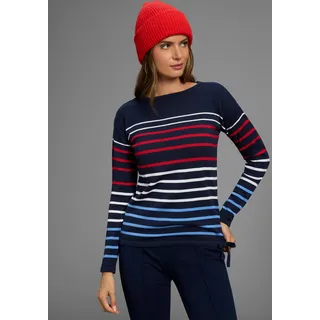LAURA SCOTT Streifenpullover Blau 36/38