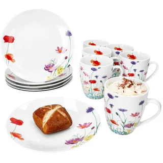 Mambocat Marie Frühstücksset 12-tlg. floral