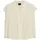 Viskose-Bluse mit V-Ausschnitt Beige L