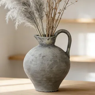Omgoods – Vintage-Keramikvase für Blumen im Landhausstil
