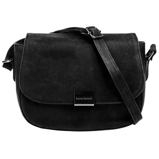 Umhängetasche BRUNO BANANI Gr. B/H/T: 21 cm x 16 cm x 6 cm onesize, schwarz Damen Taschen Handtaschen echt Leder
