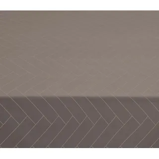 Tiles Damask Tischdecke 140 x 320 cm taupe