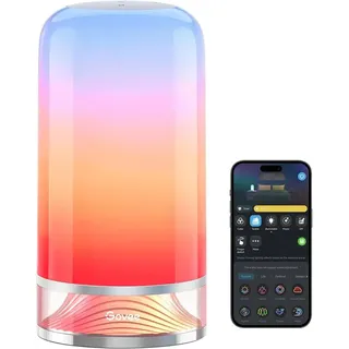 Govee LED Tischlampe, Nachttischlampe Touch Dimmbar RGBICWW, Steuerung von Alexa mit 64 Szenenmodi