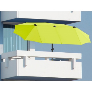 Schneider Schirme Balkonschirm »Salerno«, LxB: 300x150 cm, mit Schutzhülle, ohne Schirmständer grün