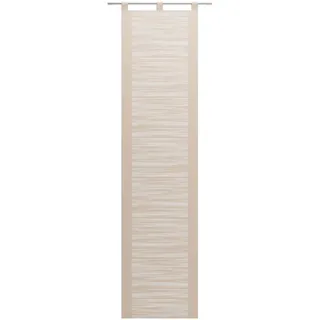 Neutex for you! Schiebegardine NEUTEX FOR YOU "Padova" Gr. 1, beige (natur, beige), B:57cm H:145cm, Scherli, Polyester, Gardinen, inkl. Beschwerungsstange, Halbtransparent, Fransen-Effekt, modern