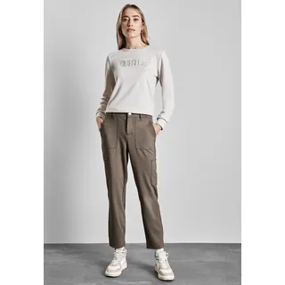 STREET ONE Hose in muddy brown | Gr.: W38/L28