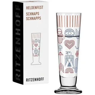Ritzenhoff Schnapsglas Heldenfest blau