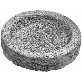 Dehner Granit-Vogeltränke, Ø 35 cm, Grau