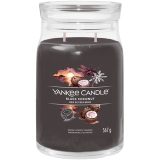 YANKEE CANDLE Große Signature Kerze BLACK COCONUT 567 g Duftkerze