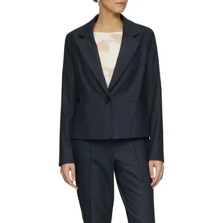 S.Oliver - Fein gepunkteter Blazer mit großen Taschen Damen, blau, 42