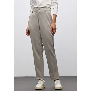 STREET ONE Paperbag-Hose mit Taschen braun 40