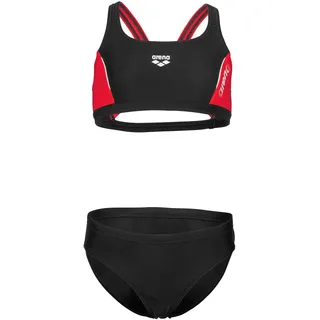 Arena Thrice Bikini Schwarz/Rot/Weiß 128