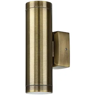 Licht-Erlebnisse Außenwandleuchte Metall T:10 cm GU10 IP64 orange