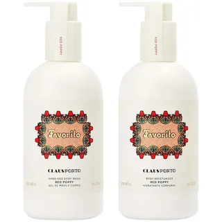 Claus Porto Favorito Red Poppy Duo Set Body Care Körperpflegesets   