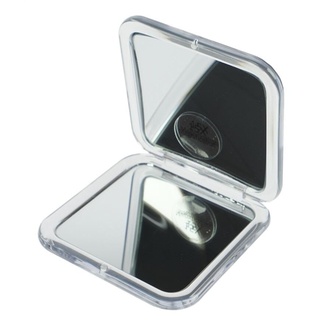 Fantasia Taschenspiegel Acryl Kosmetikspiegel klares Acryl-Silber