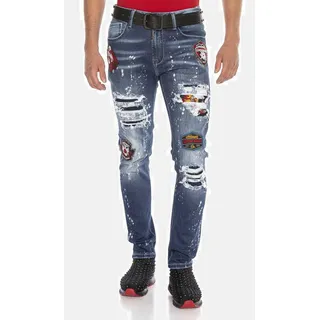 Cipo & Baxx Straight Fit Blau 40/32