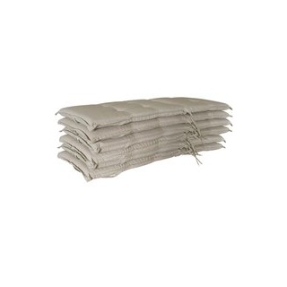 Grasekamp Auflagen für Hochlehner sand Polyester-Mischgewebe B/H/L: ca. 53x6x120 cm