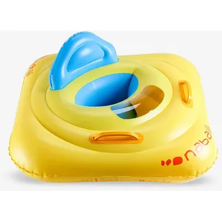 Schwimmring Baby 7–11 kg aufblasbar mit Sitz, gelb, EINHEITSGRÖSSE
