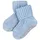 Haussocken Cotton 1-Paar mit rutschhemmendem Noppendruck Blau 62-68