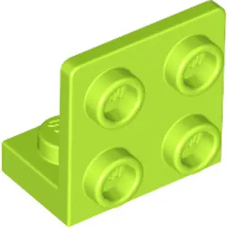 LEGO Winkel: 25 Brackets 1x2/2x2, 90°, Limettengrün - Grün