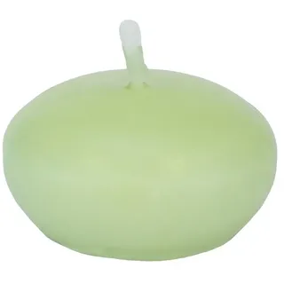 Wiedemann Kerzen Schwimmkerze Schwimmkerzen Pastellgrün (Aloe Vera) Ø 45 mm, 24 Stück