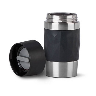 emsa Isolierbecher Travel Mug Compact schwarz 0,3 l