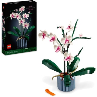 LEGO 10311 Icons Orchidee, Künstliche Pflanzen Set mit Blumen, Modellbausatz für Erwachsene, Home und Zimmer-Deko, Botanische Sammlung, Geschenke...