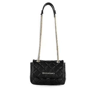 Valentino Ocarina Flap Bag Kunstleder Black/Gold